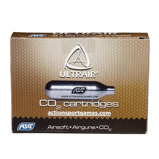 ASG Ultrair CO2 Kapseln 5 Stck je 8g Bild 3