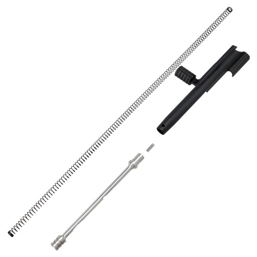 Dragon Workshop Stahl Bolt Carrier Upgrade Set schwarz f. Tokyo Marui AKM GBB Gewehre - Type B