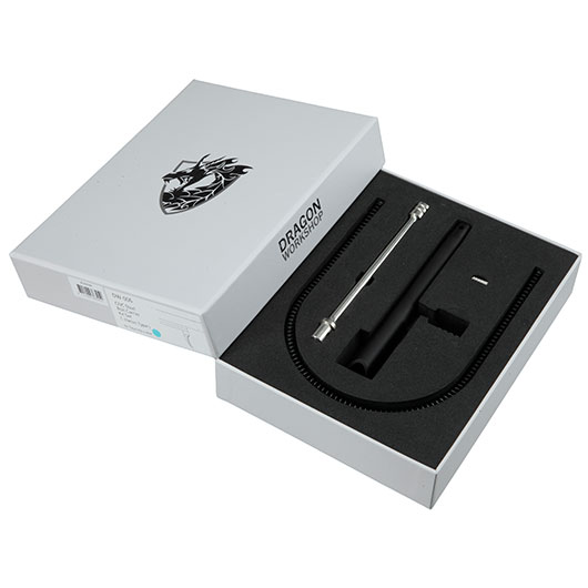 Dragon Workshop Stahl Bolt Carrier Upgrade Set schwarz f. Tokyo Marui AKM GBB Gewehre - Type B Bild 7