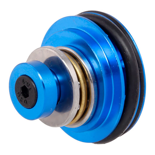 Nuprol Aluminium Piston Head Vented Design inkl. Kugellager blau Bild 1