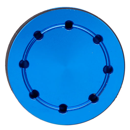 Nuprol Aluminium Piston Head Vented Design inkl. Kugellager blau Bild 2