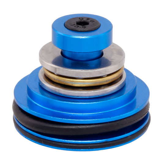 Nuprol Aluminium Piston Head Vented Design inkl. Kugellager blau Bild 3