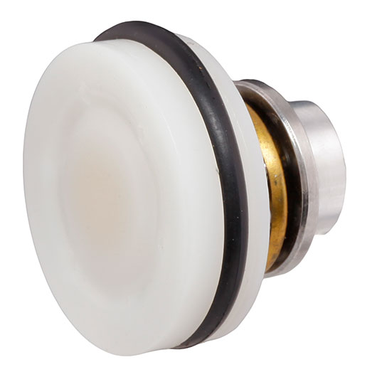 Nuprol Polymer Piston Head Vented Design inkl. Kugellager weiss