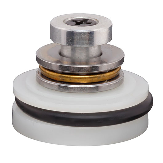 Nuprol Polymer Piston Head Vented Design inkl. Kugellager weiss Bild 3