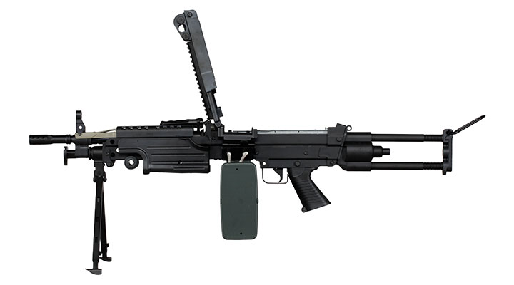 A&K M249 Para Polymergehuse AEG 6mm BB schwarz Bild 2