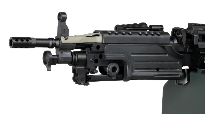 A&K M249 Para Polymergehuse AEG 6mm BB schwarz Bild 6