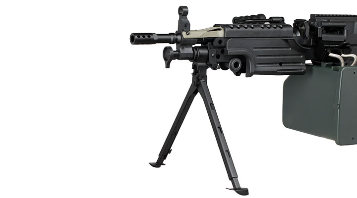 A&K M249 Para Polymergehuse AEG 6mm BB schwarz Bild 7