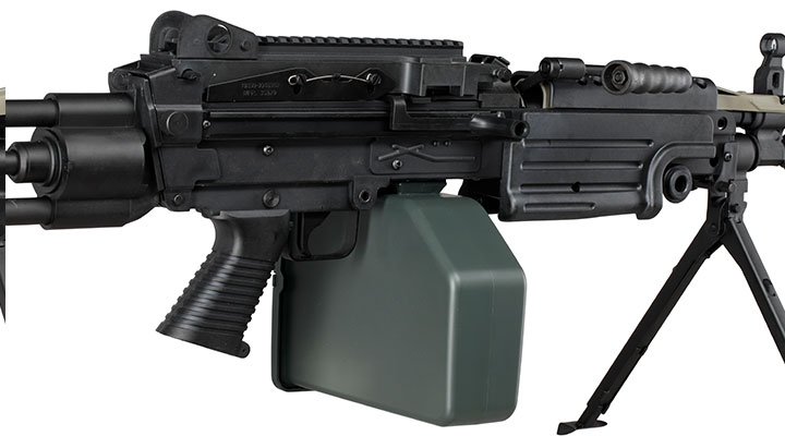 A&K M249 Para Polymergehuse AEG 6mm BB schwarz Bild 9