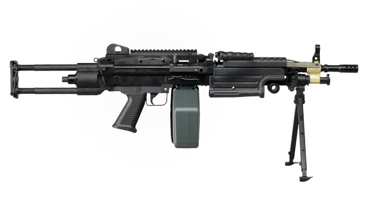 A&K M249 Para Vollmetall AEG 6mm BB schwarz Bild 3