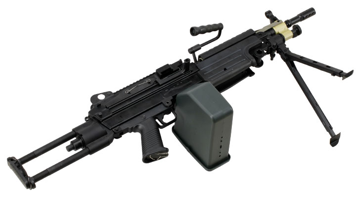 A&K M249 Para Vollmetall AEG 6mm BB schwarz Bild 5