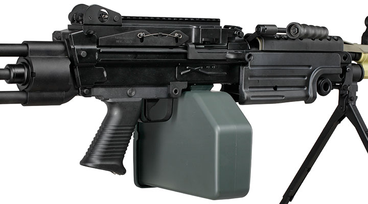 A&K M249 Para Vollmetall AEG 6mm BB schwarz Bild 8