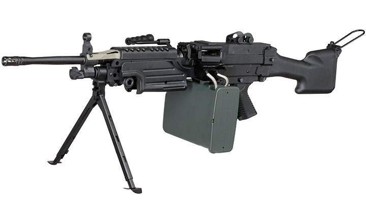A&K M249 MK2 Polymergehuse AEG 6mm BB schwarz