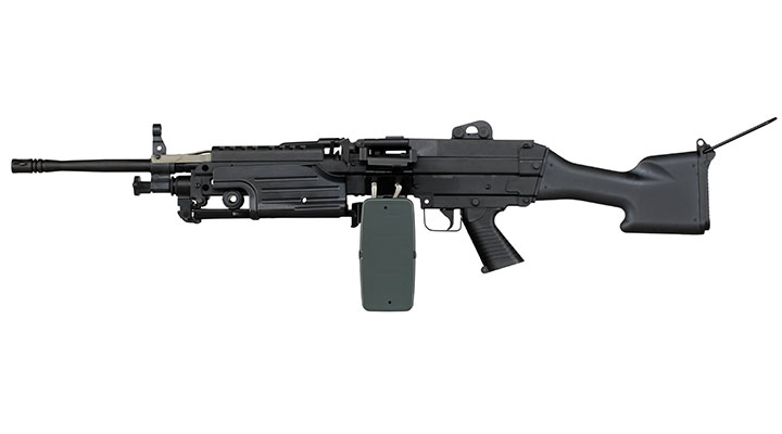 A&K M249 MK2 Polymergehuse AEG 6mm BB schwarz Bild 1