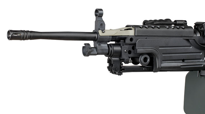 A&K M249 MK2 Polymergehuse AEG 6mm BB schwarz Bild 6