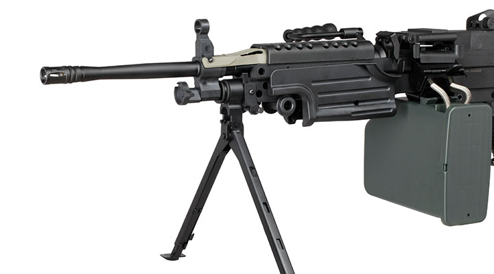 A&K M249 MK2 Polymergehuse AEG 6mm BB schwarz Bild 7