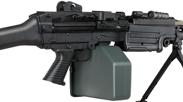 A&K M249 MK2 Polymergehuse AEG 6mm BB schwarz Bild 9