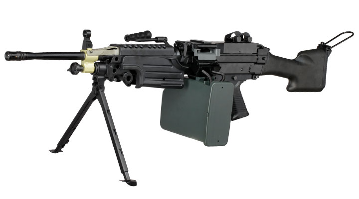 A&K M249 MK2 Vollmetall AEG 6mm BB schwarz