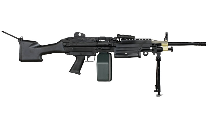 A&K M249 MK2 Vollmetall AEG 6mm BB schwarz Bild 3