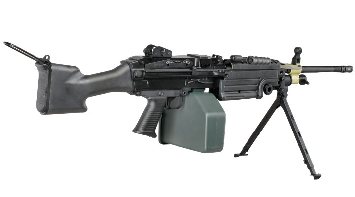 A&K M249 MK2 Vollmetall AEG 6mm BB schwarz Bild 4