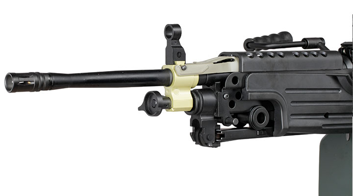 A&K M249 MK2 Vollmetall AEG 6mm BB schwarz Bild 6