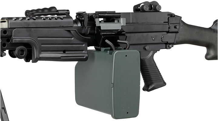 A&K M249 MK2 Vollmetall AEG 6mm BB schwarz Bild 8