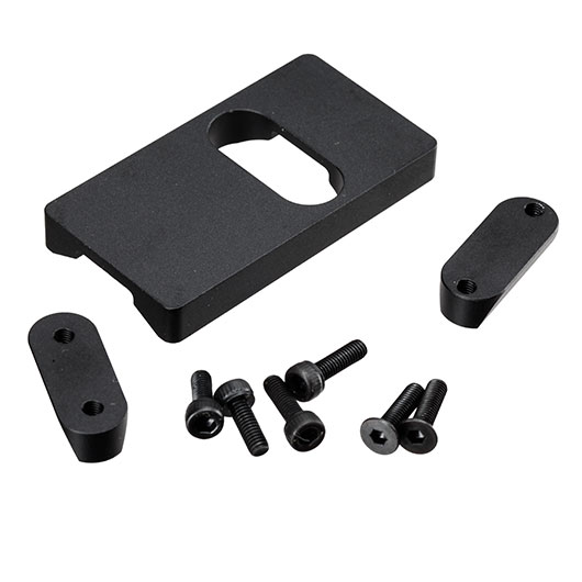 ASG CNC Aluminium RMR Sight Direkthalterung schwarz f. KJ Works CZ Shadow 2 GBB / CO2BB Serie Bild 2