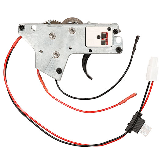 ICS M4 / M16 Split-Design Gearbox komplett mit SSS-Mosfet / Standard Trigger unten silber - Kabel hinten - MA-441 Bild 3