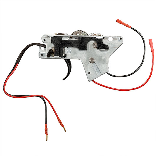 ICS M4 / M16 Split-Design Gearbox komplett Standard unten silber - Kabel vorne - MA-61 Bild 2