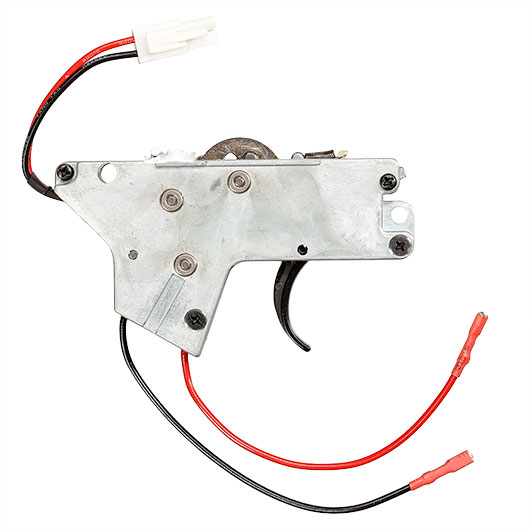 ICS M4 / M16 Split-Design Gearbox komplett Standard unten silber - Kabel hinten - MA-62 Bild 3