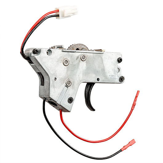 ICS M4 / M16 Split-Design Gearbox komplett Standard unten silber - Kabel hinten - MA-62 Bild 5