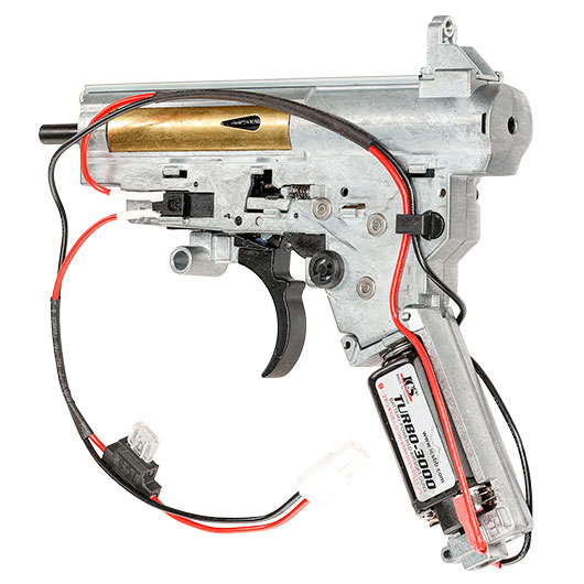 ICS G33 Gearbox M120 komplett mit Turbo 3000 Motor einteilig silber - Kabel vorne - MH-12 Bild 4