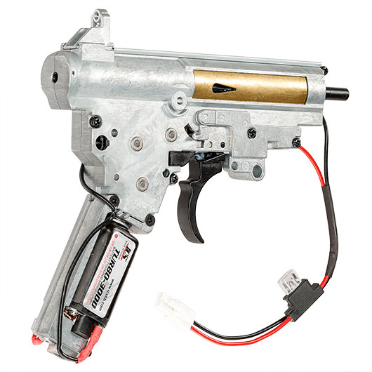 ICS G33 Gearbox M120 komplett mit Turbo 3000 Motor einteilig silber - Kabel vorne - MH-12 Bild 5
