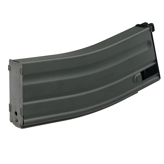 GHK M4 GBB Low-Cap Magazin 35 Schuss f. GHK M4 / G5 GBB dunkelgrau - Version 3 - Softairgas-Version Bild 1