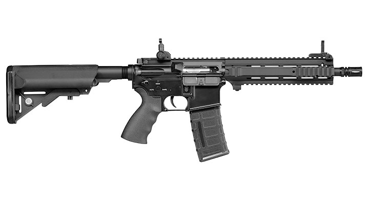 Double Bell L119A2 CQB Carbine Professional Line Vollmetall S-AEG 6mm BB schwarz Bild 2