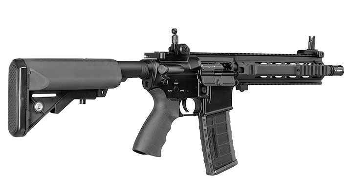 Double Bell L119A2 CQB Carbine Professional Line Vollmetall S-AEG 6mm BB schwarz Bild 3