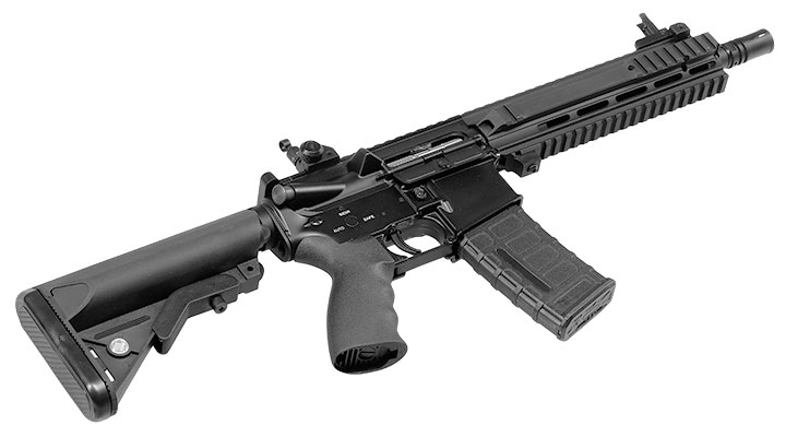 Double Bell L119A2 CQB Carbine Professional Line Vollmetall S-AEG 6mm BB schwarz Bild 4