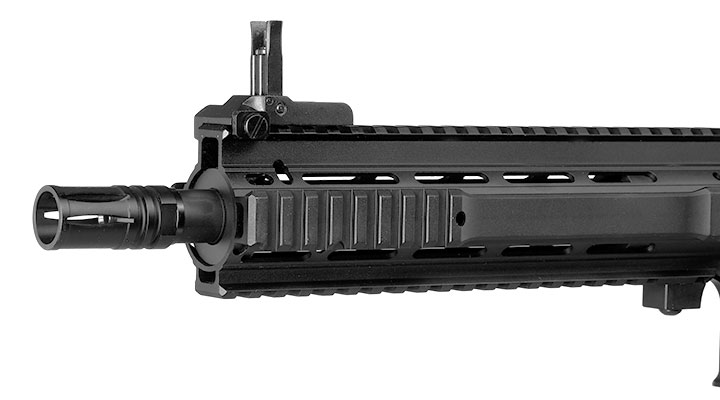 Double Bell L119A2 CQB Carbine Professional Line Vollmetall S-AEG 6mm BB schwarz Bild 6