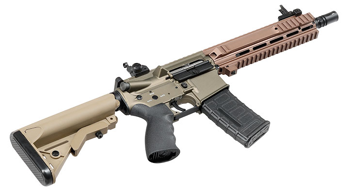 Double Bell L119A2 CQB Carbine Professional Line Vollmetall S-AEG 6mm BB Bronze-Tan Bild 4