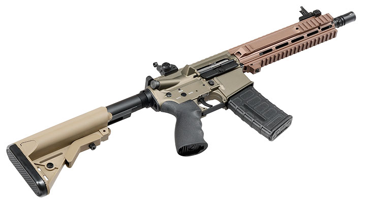 Double Bell L119A2 CQB Carbine Professional Line Vollmetall S-AEG 6mm BB Bronze-Tan Bild 5