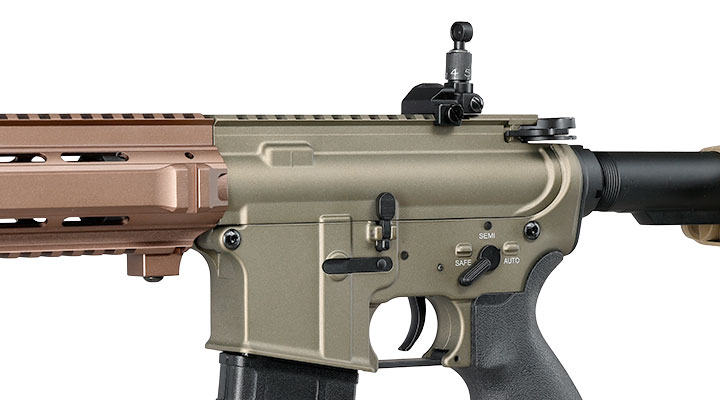 Double Bell L119A2 CQB Carbine Professional Line Vollmetall S-AEG 6mm BB Bronze-Tan Bild 7