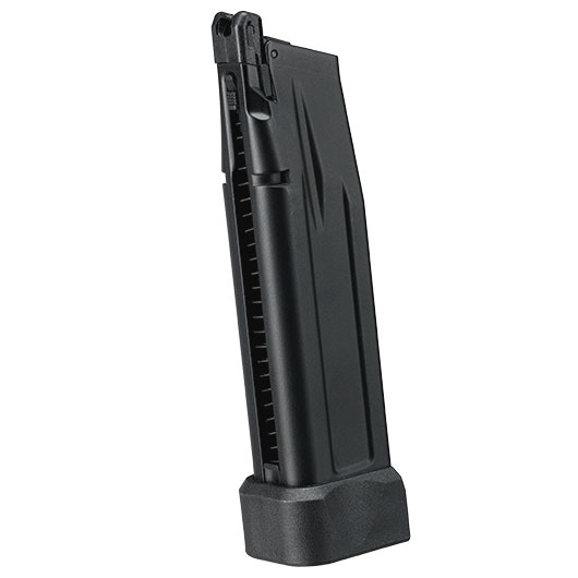 TTI Airsoft Hi-Capa 4.3 / 5.1 GBB CNC Magazin Light Weight 29 Schuss (f. TM / WE / AWC) schwarz - Softairgas Version