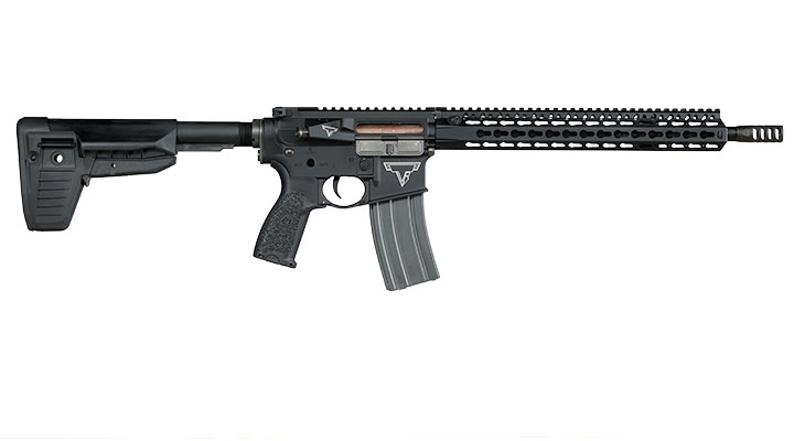 VFC / TTI / BCM JW2 Ultralight 14,5 Zoll Vollmetall Gate Aster System S-AEG 6mm BB schwarz Bild 2