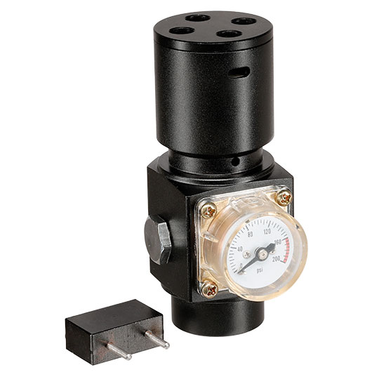 BalystiK HPR800C V3 HPA Regulator schwarz inkl. 109 cm Deluxe Remote-Line schwarz - US-Version Bild 1