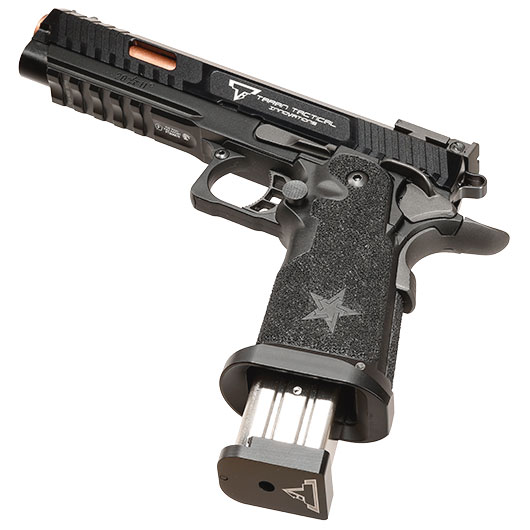 Army Armament TTI / Staccato 2011 Combat Master Vollmetall GBB 6mm BB schwarz - CNC-Version Bild 5
