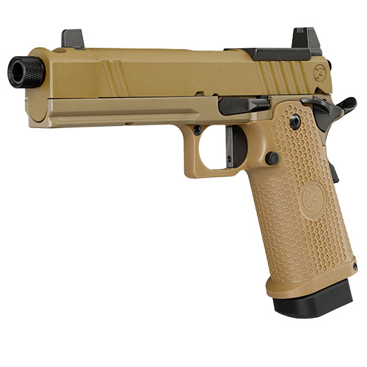 RWA Nighthawk Custom Sand Hawk Optic Ready Vollmetall GBB 6mm BB Dark Earth