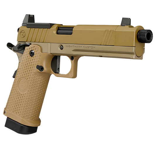 RWA Nighthawk Custom Sand Hawk Optic Ready Vollmetall GBB 6mm BB Dark Earth Bild 7