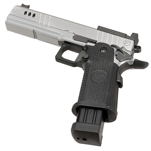 RWA Nighthawk Custom BDS9 Optic Ready Vollmetall GBB 6mm BB silber / schwarz Bild 5
