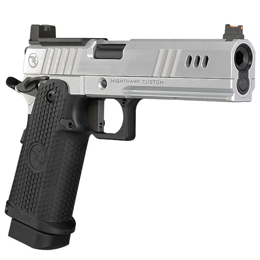 RWA Nighthawk Custom BDS9 Optic Ready Vollmetall GBB 6mm BB silber / schwarz Bild 7