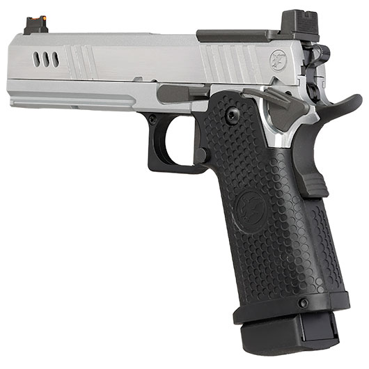 RWA Nighthawk Custom BDS9 Optic Ready Vollmetall GBB 6mm BB silber / schwarz Bild 8