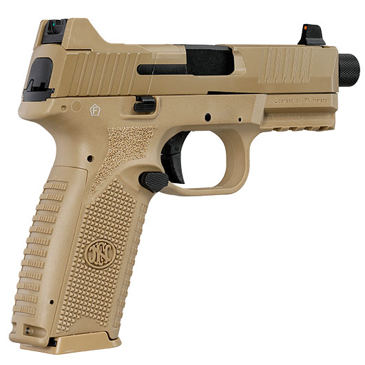 EMG FN Herstal FN 509 Tactical mit Metallschlitten GBB 6mm BB Dark Earth Bild 4
